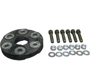 DB Муфта эластичная пер. (к-кт с болтами) W124 300D jp group 1353801000