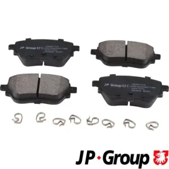 Гальмiвнi колодки дисковi заднi JP group 1363617710