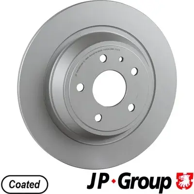 Гальмiвнi диски заднi JP group 1563203100