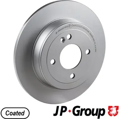 JP GROUP HYUNDAI Гальмівний диск задн.Solaris 10-,Kia Rio III 11- JP Group 3563201800 (фото 1)