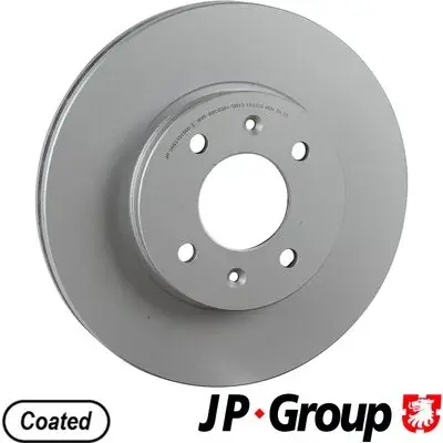 JP GROUP HYUNDAI Гальмівний диск передній ACCENT V Ліфтбек (HC) 1.4 18- JP group 3663101500