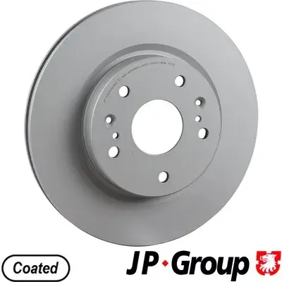 JP GROUP диск гальм. передн. 280*22 SUZUKI SX4 06-, Vitara 15- JP group 4763101400