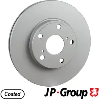 Гальмiвнi диски переднi JP group 4863104600 Тойота Королла е150