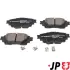JP GROUP TOYOTA Гальмівні колодки задні RAV 4 V (_A5_, _H5_) 2.0 (MXAA52) 18-, HIGHLANDER (GSU7_, AXUH7_, TXUA7_) 2.5 Hybrid AWD (AXUH78) 22- JP Group 4863702310 (фото 1)