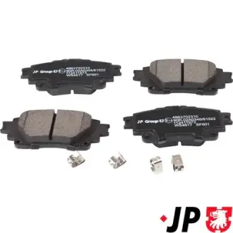 JP GROUP TOYOTA Гальмівні колодки задні RAV 4 V (_A5_, _H5_) 2.0 (MXAA52) 18-, HIGHLANDER (GSU7_, AXUH7_, TXUA7_) 2.5 Hybrid AWD (AXUH78) 22- JP group 4863702310
