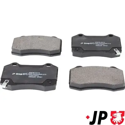 JP GROUP JEEP Гальмівні колодки GRAND CHEROKEE III (WH, WK) 4.7 V8 4x4 05-10, CHEVROLET CAMARO 3.6 09- JP group 6563610410