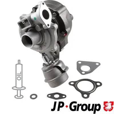 JP GROUP FIAT Турбина Doblo, Idea,Punto 1.3JTD 05- JP Group 3317400200 (фото 1)
