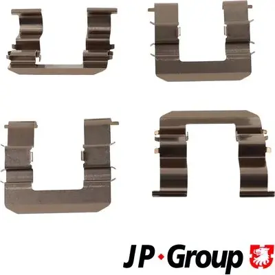 JP GROUP KIA Установочный к-кт. торм. кол. RIO II 1.4 16V 05-, RIO II 1.5 CRDi 05-, HYUNDAI ACCENT III 1.4 GL JP Group 3364003810 (фото 1)