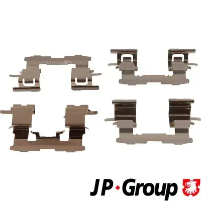 JP GROUP TOYOTA К-т установочный торм. колодок передн. COROLLA / ALLEX (_E12_) 1.4 VVT-i 01-07, PRIUS (_W3_) 1.8 08- JP group 4864003810