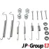 Комплект пружинок барабанных тормозов зад PEUGEOT 206/LOGAN 98- 203х39 JP group 4364002410