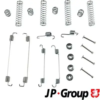 Комплект пружинок барабанных тормозов зад PEUGEOT 301/CITROEN C3/C4 02- JP group 3164002410