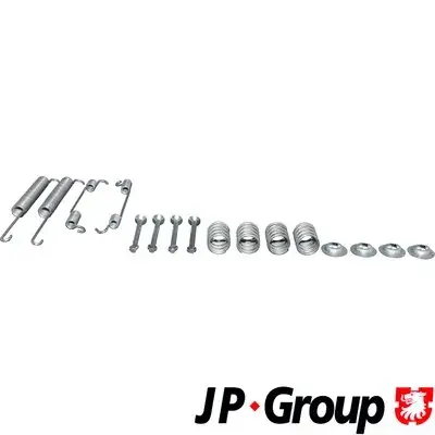 Комплект пружинок барабанных тормозов зад TRANSIT 00- JP group 1563950510