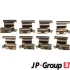 Комплектующие, колодки дискового тормоза JP group 1163750310