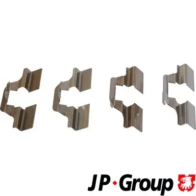 Монтажный к-кт тормозных колодок BERLINGO/PARTNER/CADDY 98-15 JP group 1163750410