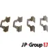 Монтажный к-кт тормозных колодок BERLINGO/PARTNER/CADDY 98-15 JP group 1163750410