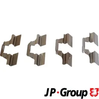 Монтажный к-кт тормозных колодок BERLINGO/PARTNER/CADDY 98-15 JP group 1163750410