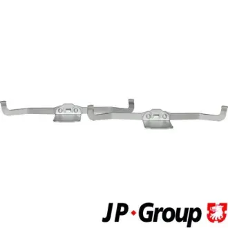 Монтажный к-кт тормозных колодок перед A6/VECTRA/PASSAT 04- JP group 1163651110