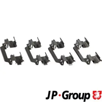 Монтажный к-кт тормозных колодок перед Kangoo/Citan 08- JP group 1364002110
