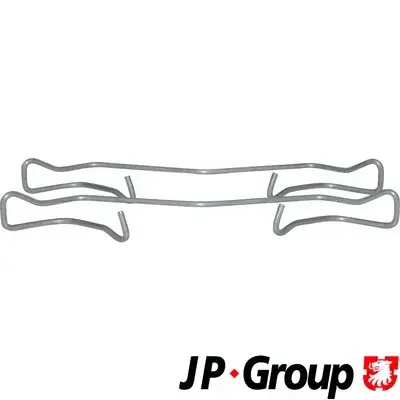 Монтажный к-кт тормозных колодок перед OCTAVIA/CADDY/PASSAT/A6 04- JP group 1163651210