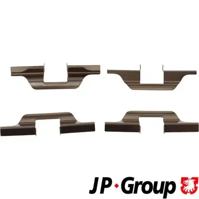 Монтажный к-кт тормозных колодок зад MEGANE/GOLF 94-03 JP group 1163650610