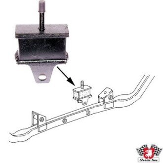 Подушка (опора) двигателя jp group 1117900900