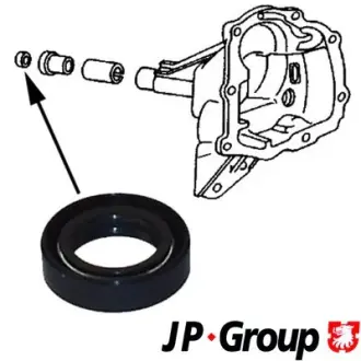 Сальник 15x24x7 валу вилки КПП LT>95/T2 JP Group 1132102200