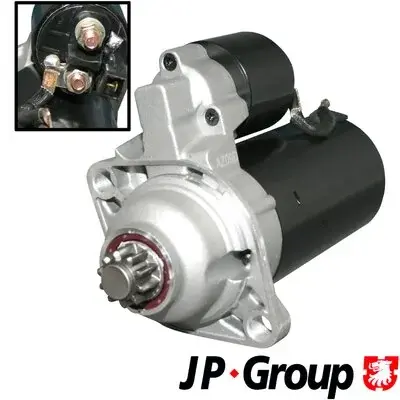 Стартер Caddy II 1.9 TDI 96- JP Group 1190301100 (фото 1)