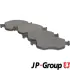 Передні тормозні (гальмівні) колодки JP Group 1563600310 (фото 1)