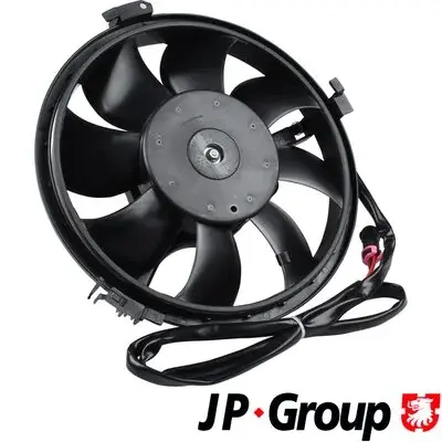 Вентилятор радиатора A6 -05/Passat -00 (280mm/300W/+AC) JP Group 1199104900 (фото 1)