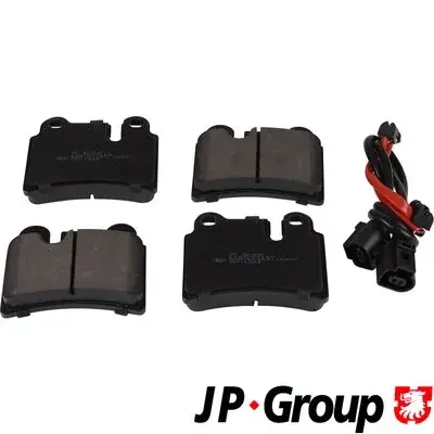 Задние тормозные колодки JP group 1163707110
