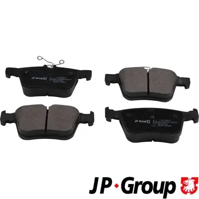 Задні тормозні (гальмівні) колодки JP Group 1163708610 (фото 1)