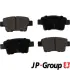 Задние тормозные колодки JP group 1263701010