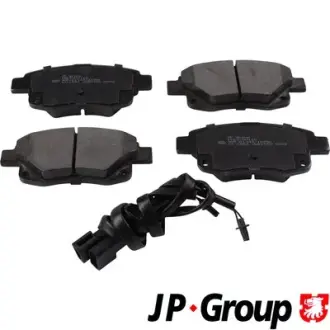 Задние тормозные колодки JP group 1563700110