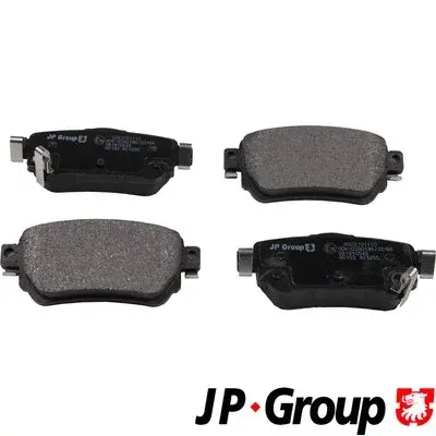 Задние тормозные колодки JP group 4063701110