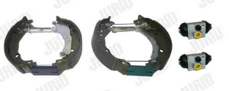 JURID CITROEN KIT EVO Комплект гальмівних колодок задн. (колодки + циліндри) C4 CACTUS 1.6 HDi 90 14- jurid 381521J