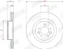 Вентилируемый тормозной диск jurid 563287JC1