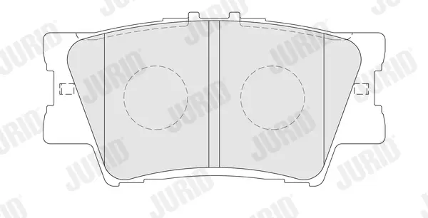 JURID TOYOTA гальмівні колодки задн. Rav 4 05- Jurid 574211J (фото 1)