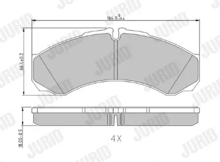 Автозапчасть jurid 2912114530 Iveco Daily 3