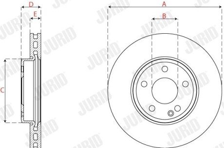 Автозапчастина jurid 563258JC