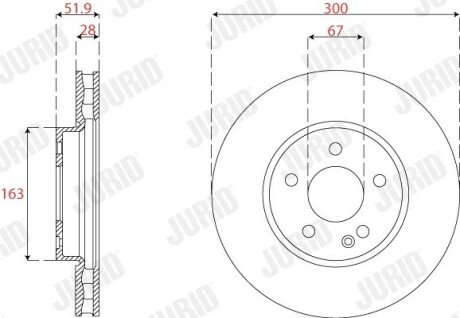 Автозапчасть jurid 563280JC