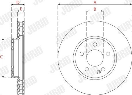 Автозапчасть jurid 563280JC