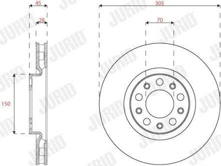 Автозапчастина jurid 563292JC