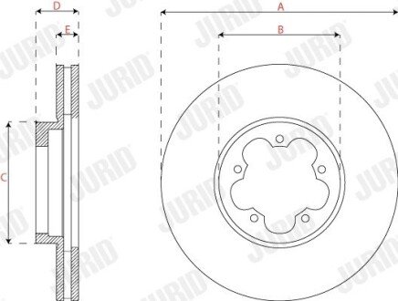 Автозапчасть jurid 563306J