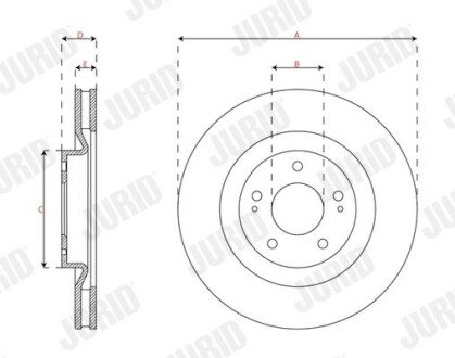 Автозапчастина jurid 563307JC