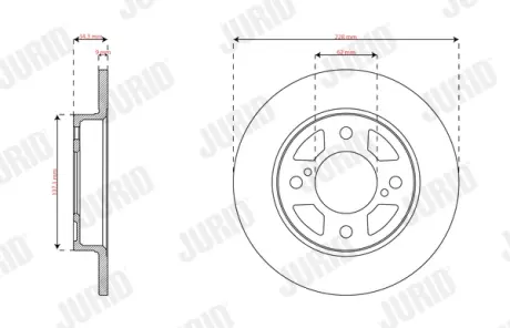 Автозапчасть Jurid 563584JC