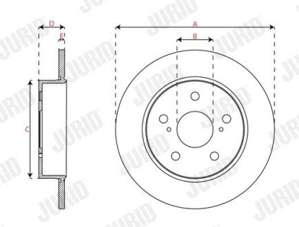 Автозапчасть jurid 563671JC