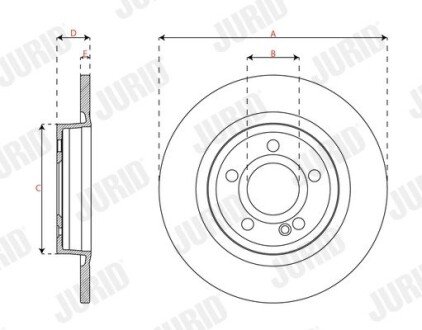 Автозапчасть jurid 563674JC