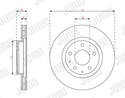 Автозапчасть jurid 563678JC