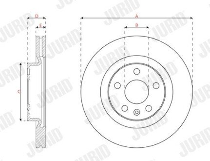 Автозапчасть jurid 563679JC