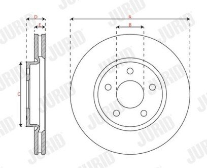 Автозапчасть jurid 563694JC